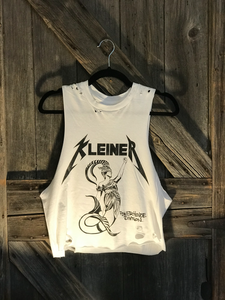 Kleiner Powerhouse White Distressed Tank