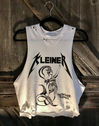 Kleiner Powerhouse White Distressed Tank