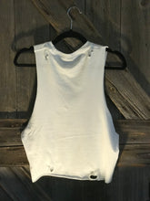 Load image into Gallery viewer, Kleiner Powerhouse White Distressed Tank