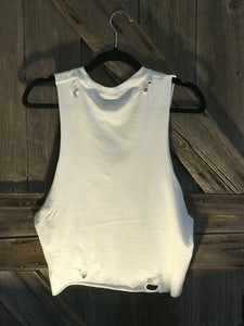 Kleiner Powerhouse White Distressed Tank