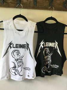 Kleiner Powerhouse Black Distressed Tank